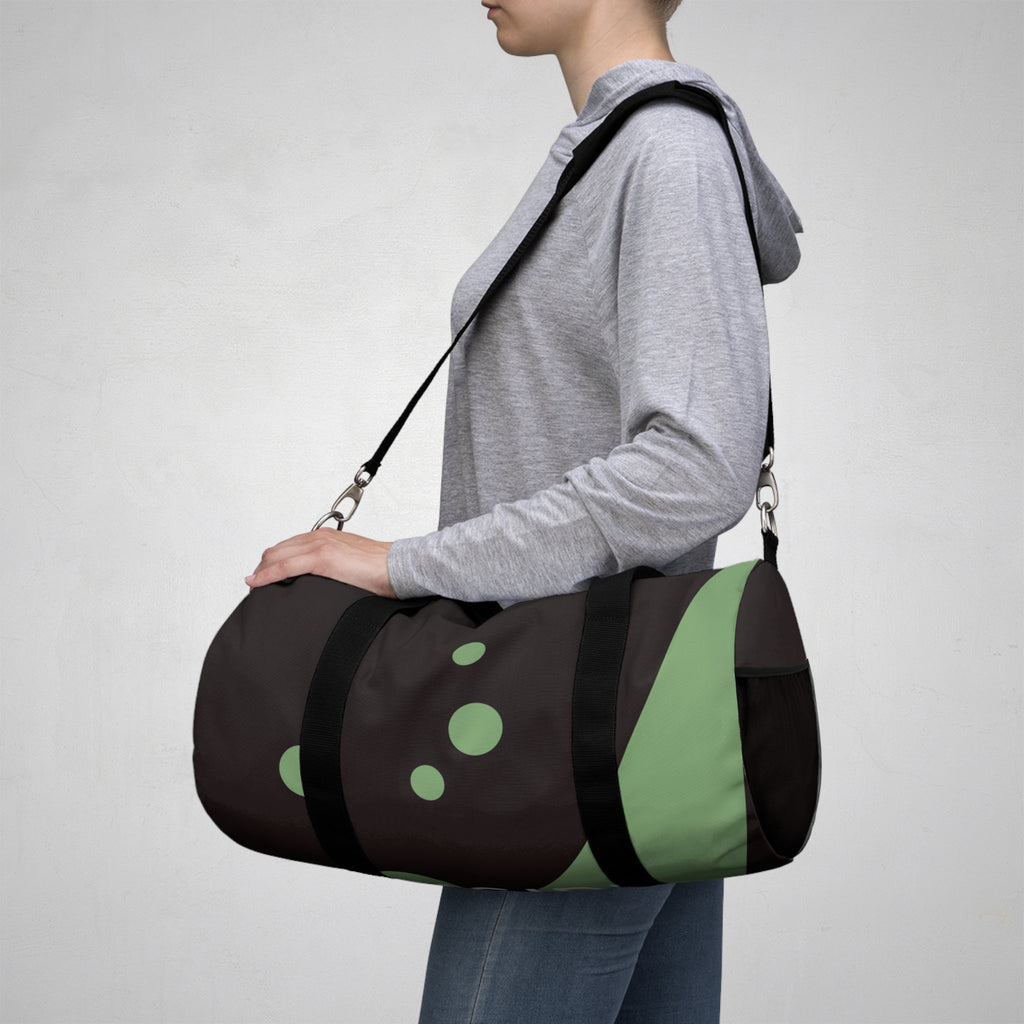 Green Dot Minimalist Duffel Bag — Travel Gym Weekend Bag