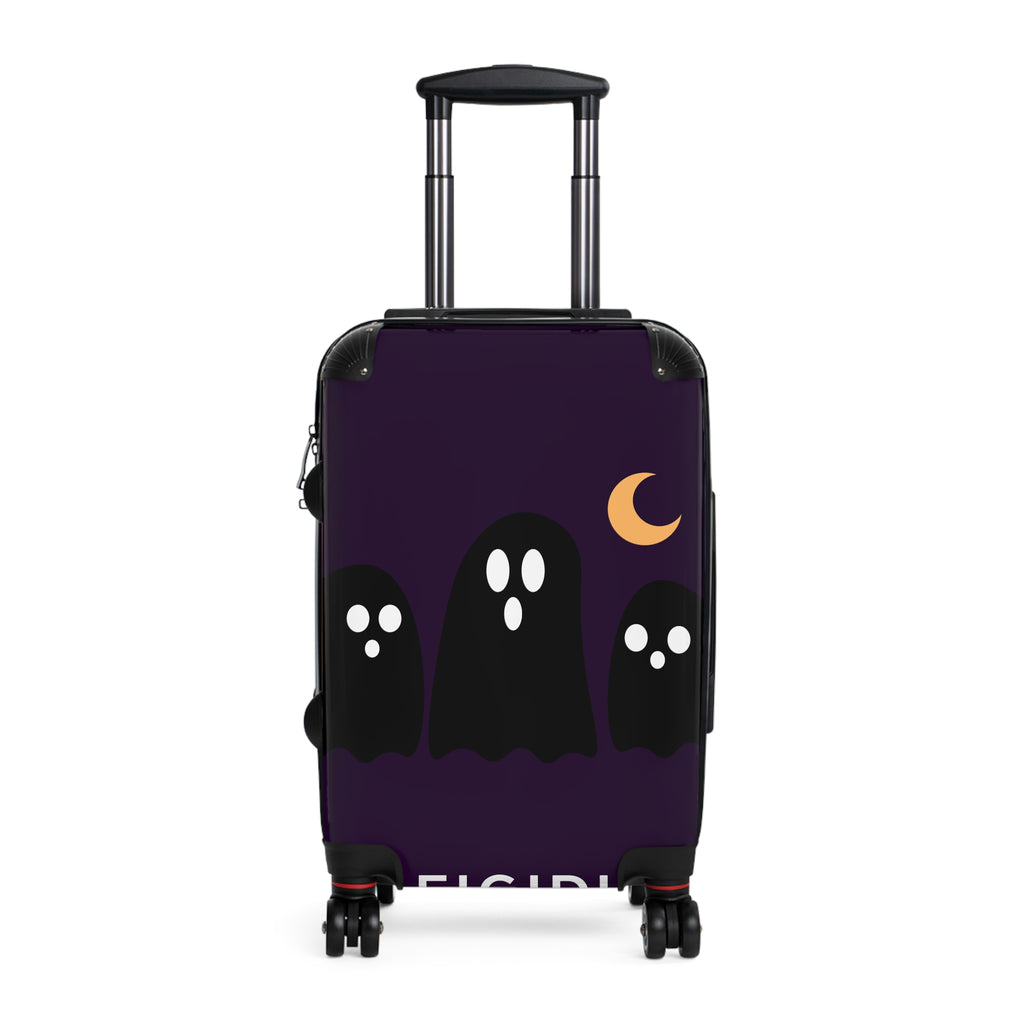 Ghost Trio Carry-On Suitcase — Cute Halloween Travel Luggage
