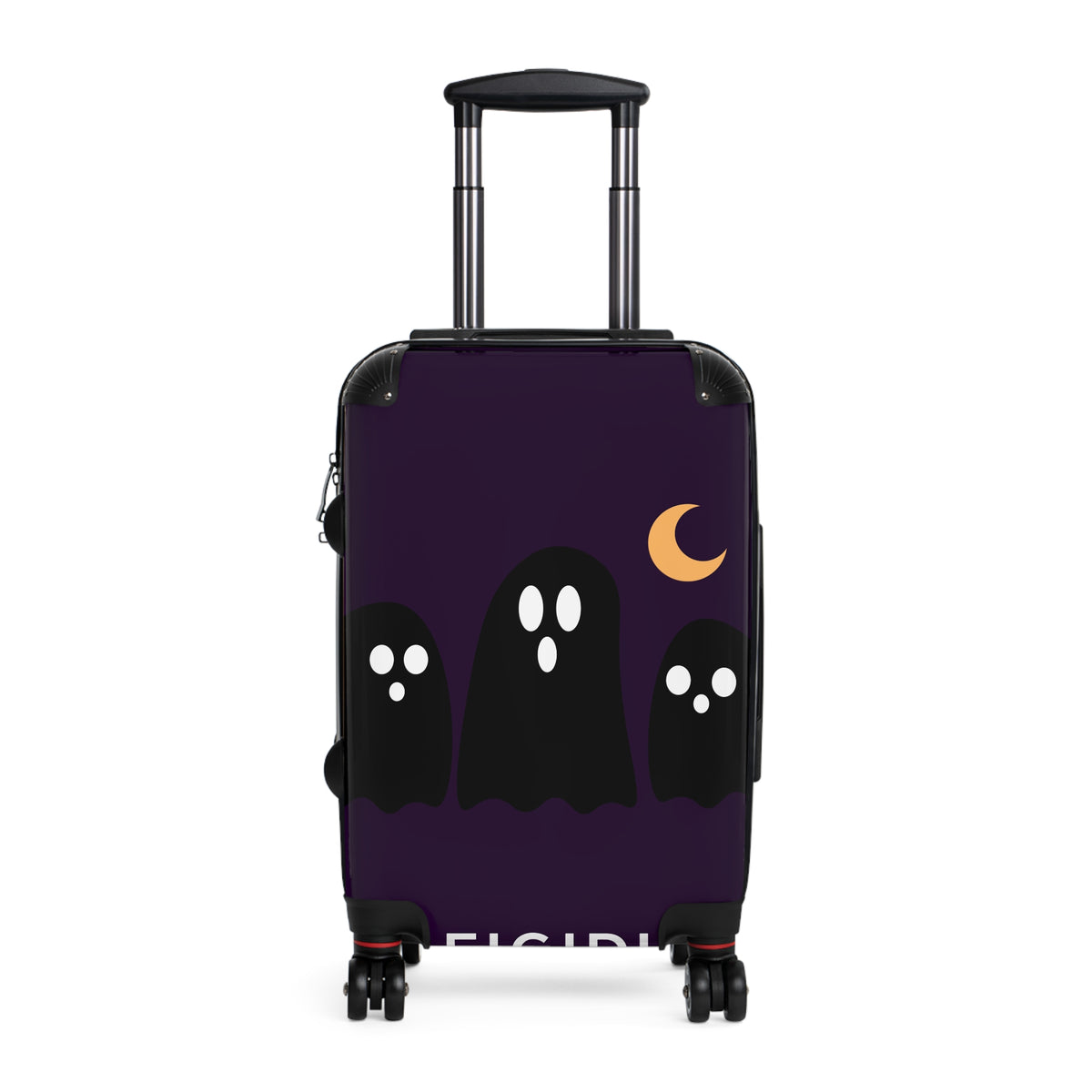 Ghost Trio Carry-On Suitcase — Cute Halloween Travel Luggage
